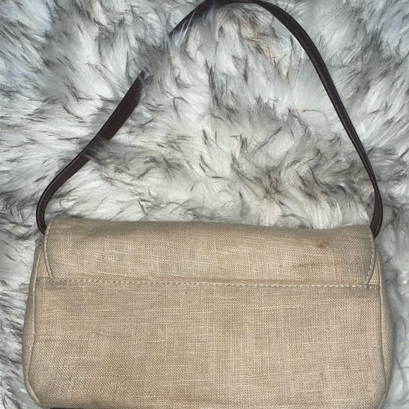 Y2k bag shoulder bag brown bag canvas bag flap bag vintage shoulder bag - Picture 2 of 12